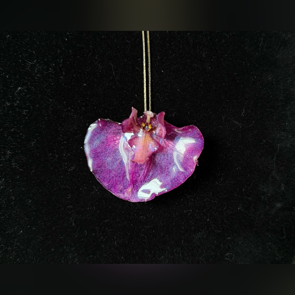 Elegant Purple Orchid Hairclip